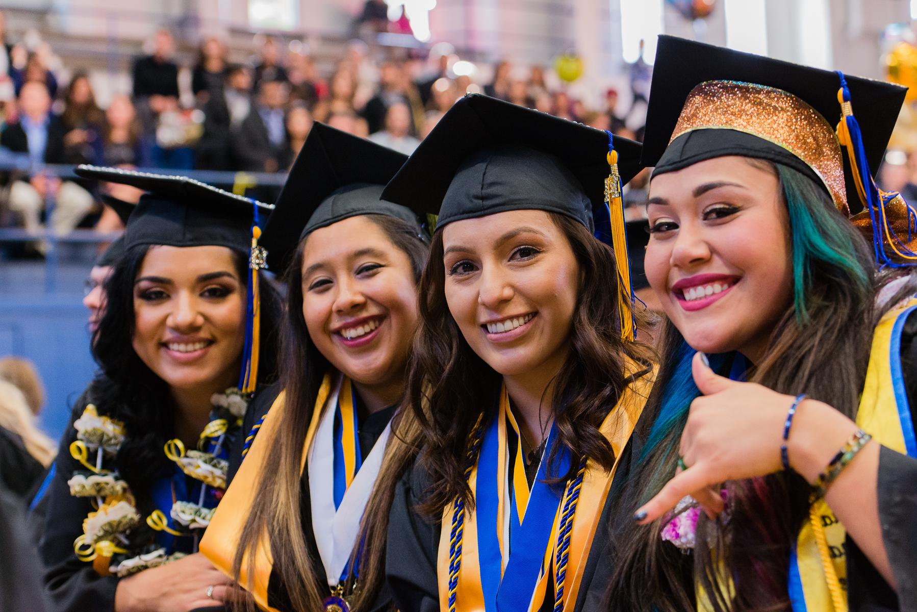 Students at convocation