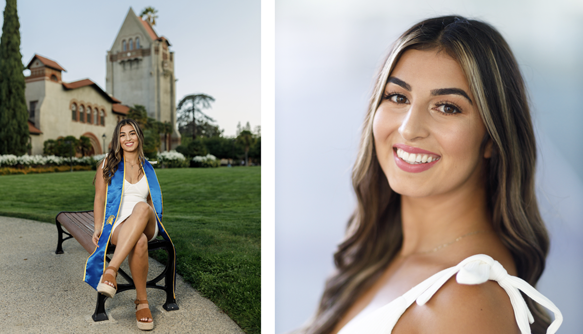 Grad portraits of Natali Montoya.